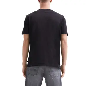 Washed T-shirt with Shadow Effect Pocket QS image-5