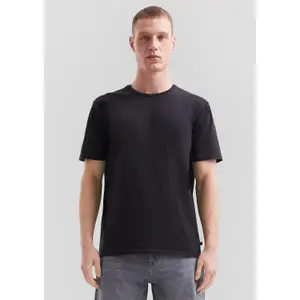 Washed T-shirt with Shadow Effect Pocket QS image-6