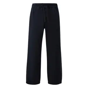 Washed Twill Trousers with Drawstring QS image-0