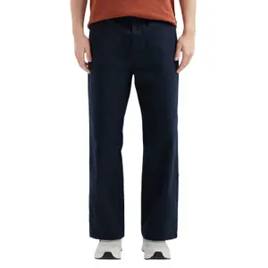 Washed Twill Trousers with Drawstring QS image-2