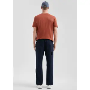 Washed Twill Trousers with Drawstring QS image-4