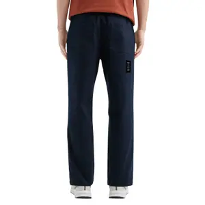 Washed Twill Trousers with Drawstring QS image-5