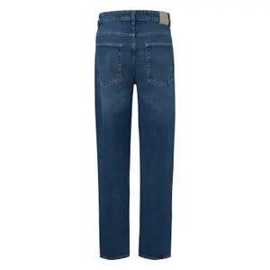 Mid-Rise Relaxed Fit Tapered Jeans QS Devon image-1