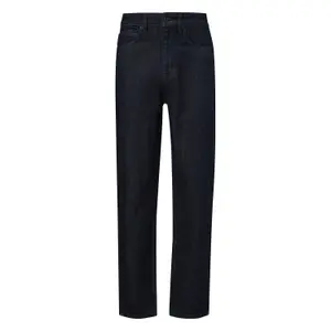 Mid-Rise Relaxed Fit Tapered Jeans QS Devon image-0