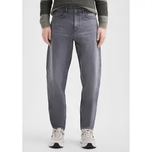 Mid-Rise Relaxed Fit Tapered Jeans QS Devon image-6
