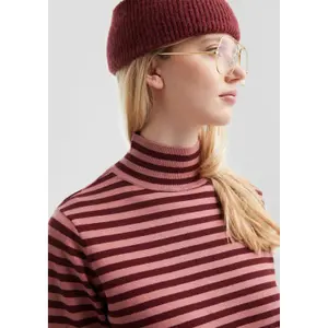 Women's Funnel Neck Viscose Blend Pullover QS image-3
