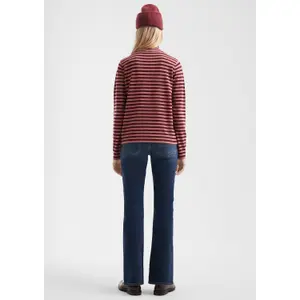 Women's Funnel Neck Viscose Blend Pullover QS image-4