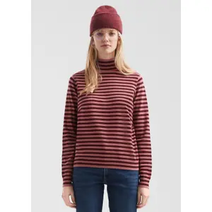 Women's Funnel Neck Viscose Blend Pullover QS image-6