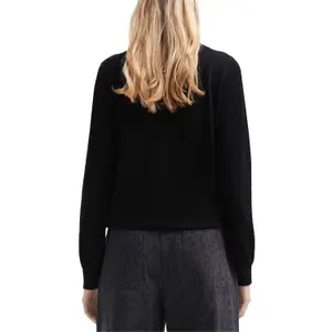 Women's Funnel Neck Viscose Blend Pullover QS image-5