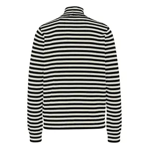 Women's Funnel Neck Viscose Blend Pullover QS image-1
