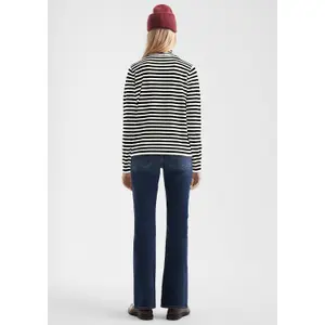 Women's Funnel Neck Viscose Blend Pullover QS image-4