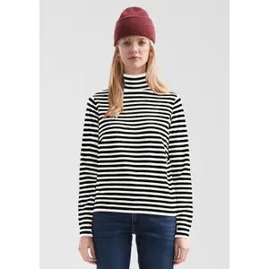 Women's Funnel Neck Viscose Blend Pullover QS image-6
