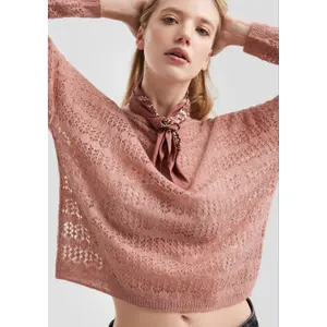 Loose Fit Knit Jumper for Women QS image-3