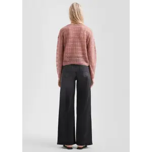 Loose Fit Knit Jumper for Women QS image-4