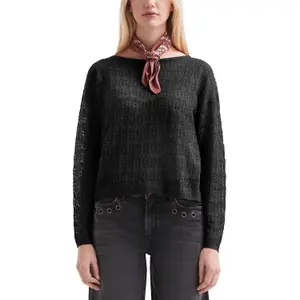 Loose Fit Knit Jumper for Women QS image-2