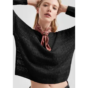 Loose Fit Knit Jumper for Women QS image-3