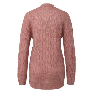 Women's Dropped Shoulder Knit Cardigan QS image-1