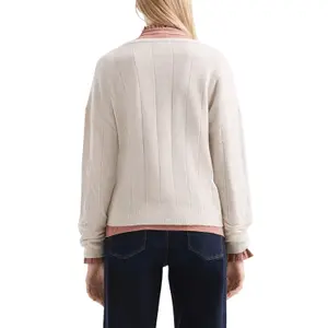 Soft Button Cardigan for Women QS image-5