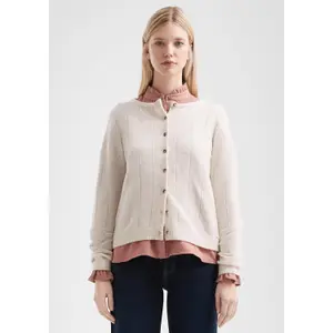 Soft Button Cardigan for Women QS image-6