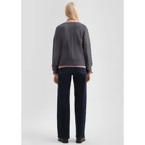 Soft Button Cardigan for Women QS image-4