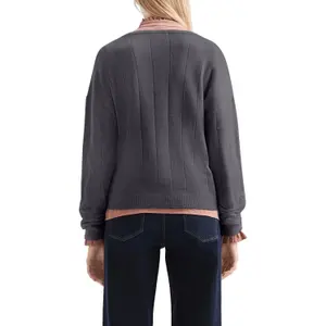 Soft Button Cardigan for Women QS image-5
