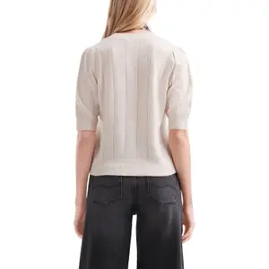 Classic Cut Knit Sweater Women QS image-5