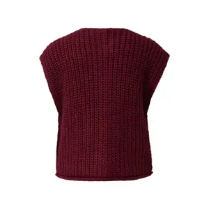Short Knit Cardigan with Buttons for Women QS image-1