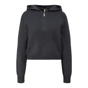 Classic Cut Hooded Sweatshirt Women QS image-0