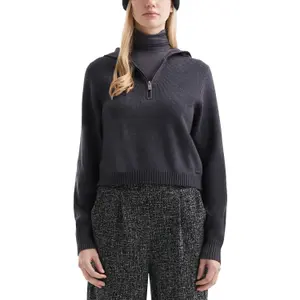 Classic Cut Hooded Sweatshirt Women QS image-2