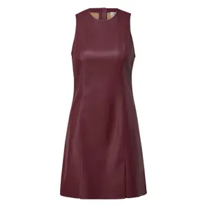 Women's Faux Leather Dress QS image-0