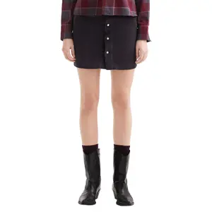 Corduroy Belt Loop Skirt for Women QS image-2