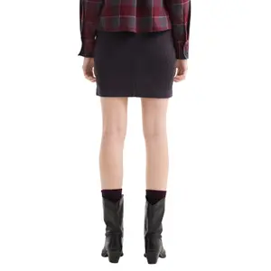 Corduroy Belt Loop Skirt for Women QS image-5