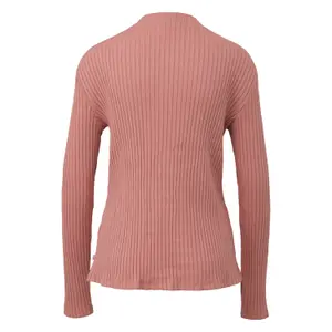 Ribbed Roll Neck Sweater Women QS image-1
