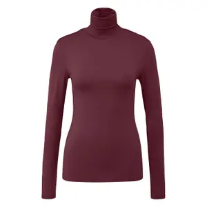 Women's Long Sleeve Roll Neck Top QS image-0
