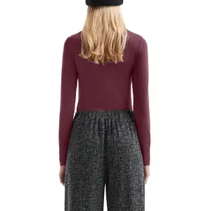 Women's Long Sleeve Roll Neck Top QS image-5