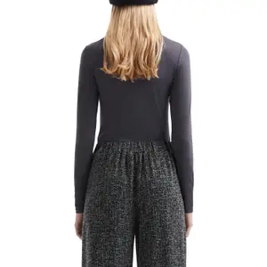 Women's Long Sleeve Roll Neck Top QS image-5