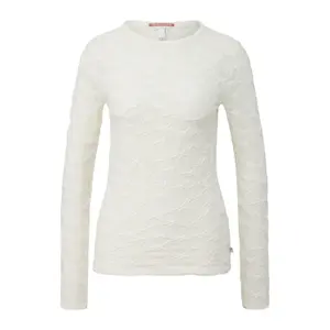 Slightly Sheer Long Sleeve Shirt Women QS image-0