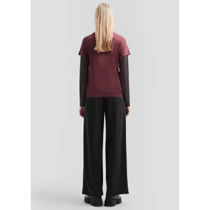 Women's Cotton Shirt with Small Placed Pattern QS image-4