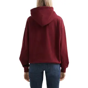 Women's Oversized Hoodie with Front Print QS image-5