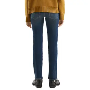 Mid-Rise Slim Straight Jeans for Women QS Catie image-5