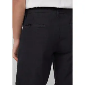 Mid-Rise Bermuda Shorts with Fixed Cuff QS image-3