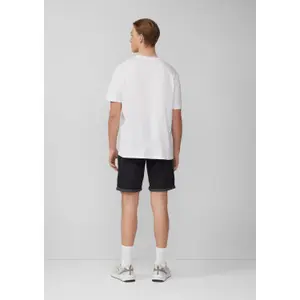 Mid-Rise Bermuda Shorts with Fixed Cuff QS image-4
