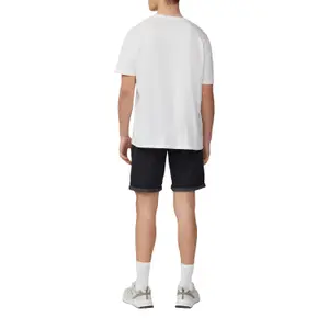 Mid-Rise Bermuda Shorts with Fixed Cuff QS image-5