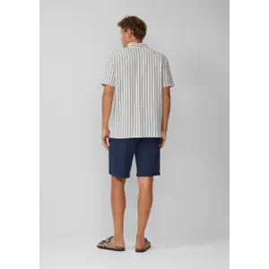 Textured Jersey Bermuda Shorts QS image-4