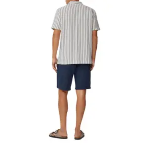 Textured Jersey Bermuda Shorts QS image-5