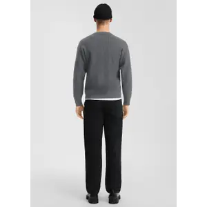 Ribbed Layered Knit Pullover QS image-4