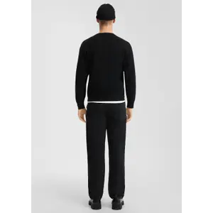 Ribbed Layered Knit Pullover QS image-4
