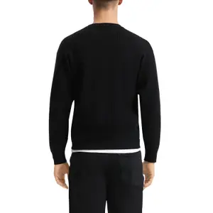 Ribbed Layered Knit Pullover QS image-5