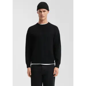 Ribbed Layered Knit Pullover QS image-6