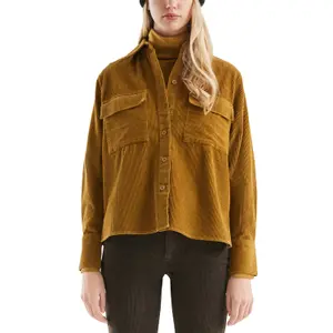 Corduroy shirt for women QS image-2